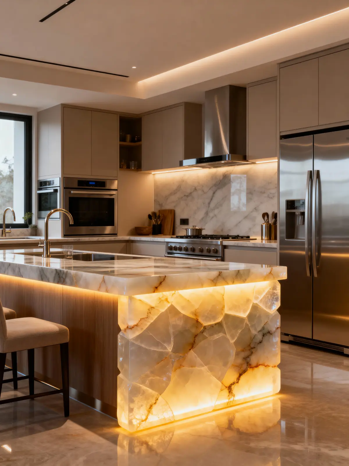 Blaty kamienne w nowoczesnych kuchniach