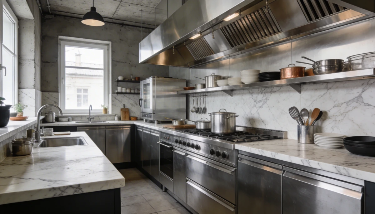 Blaty kamienne kuchenne do restauracji