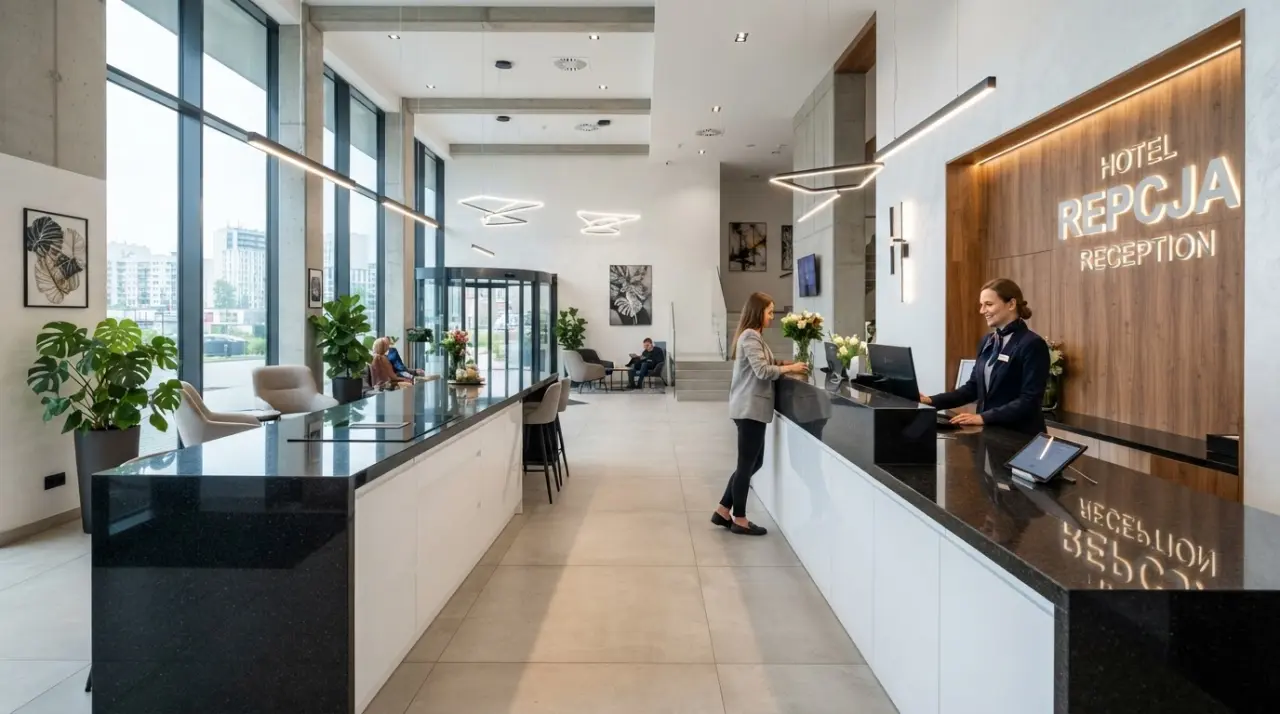 Blaty kamienne Recepcja hotelowa